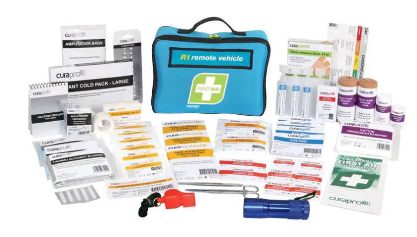 Fastaid R1 Remote Vehicle First Aid Kit, Soft Pack Far1r30 1