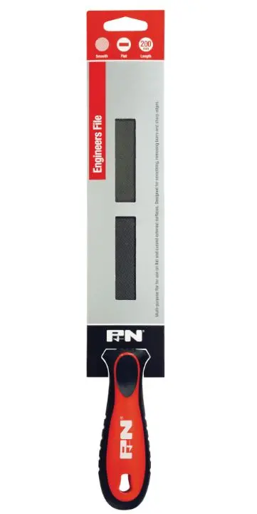 P&N Flat Smooth Cut File  Handled  200Mm 8"  300Ac1083 1