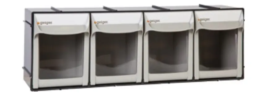 Geiger 4 Compartment Pivot Drawer Set Fo604 1