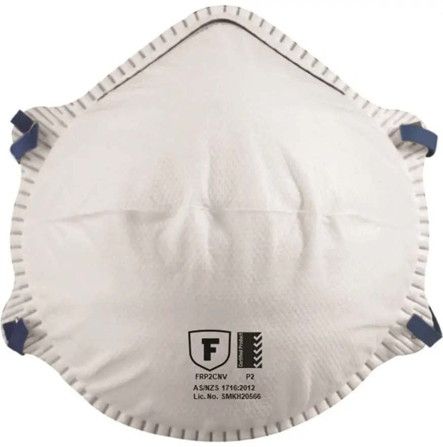 Frontier Disposable P2 Respirator No Valve 20 Units Per Box (N95) Frp2cnv 1