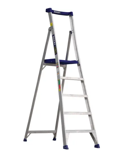 Bailey Aluminium Ladder 150Kg P150 5 Step  1.5M Fs14068 1