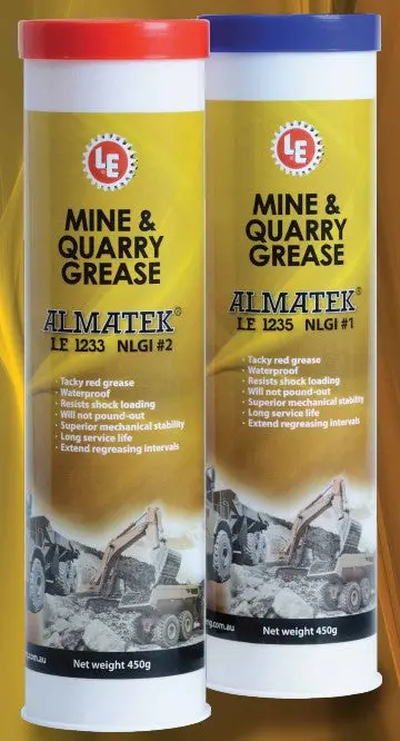Almatek Mine & Quarry Grease Winter Or Summer 450Gm Tube Box Of 10 Le 1233Bc Le 1235Bc 1