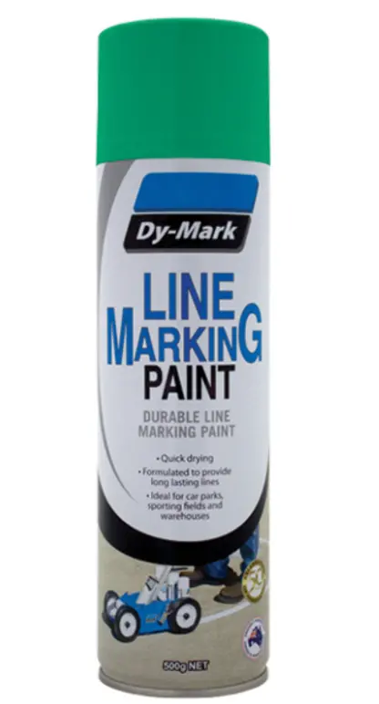 Dy-Mark Line Marking Green Aerosol 500Gm 41015004 1