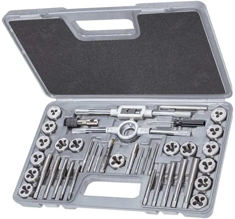 Geiger 39 Piece Metric And Imperial Tungsten Steel Tap & Die Set Gtds39 1