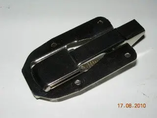 Latch, Flush Type Spring Release Assembly - .040 Lap - Stainless - Hartwell 1