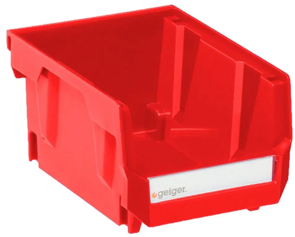 Geiger Small Short Hb Series Bin Red Hb210r 1