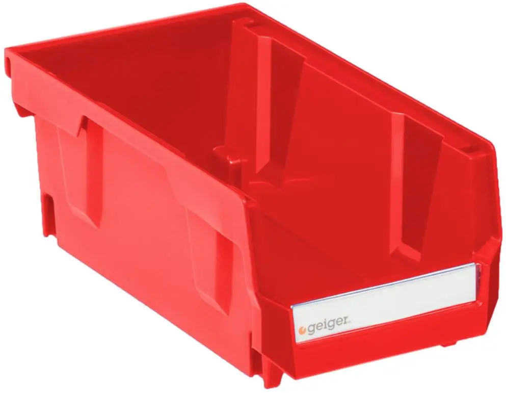 Geiger  Small Hb Series Bin  Red Hb220r 1