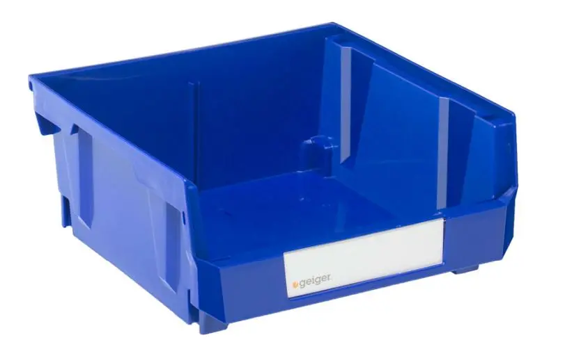 Geiger Medium Hb Series Duplex Bin  Blue Hb235b 1