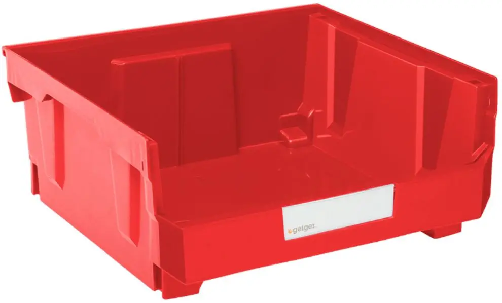 Geiger Large Hb Series Duplex Bin  Red Hb250r 1