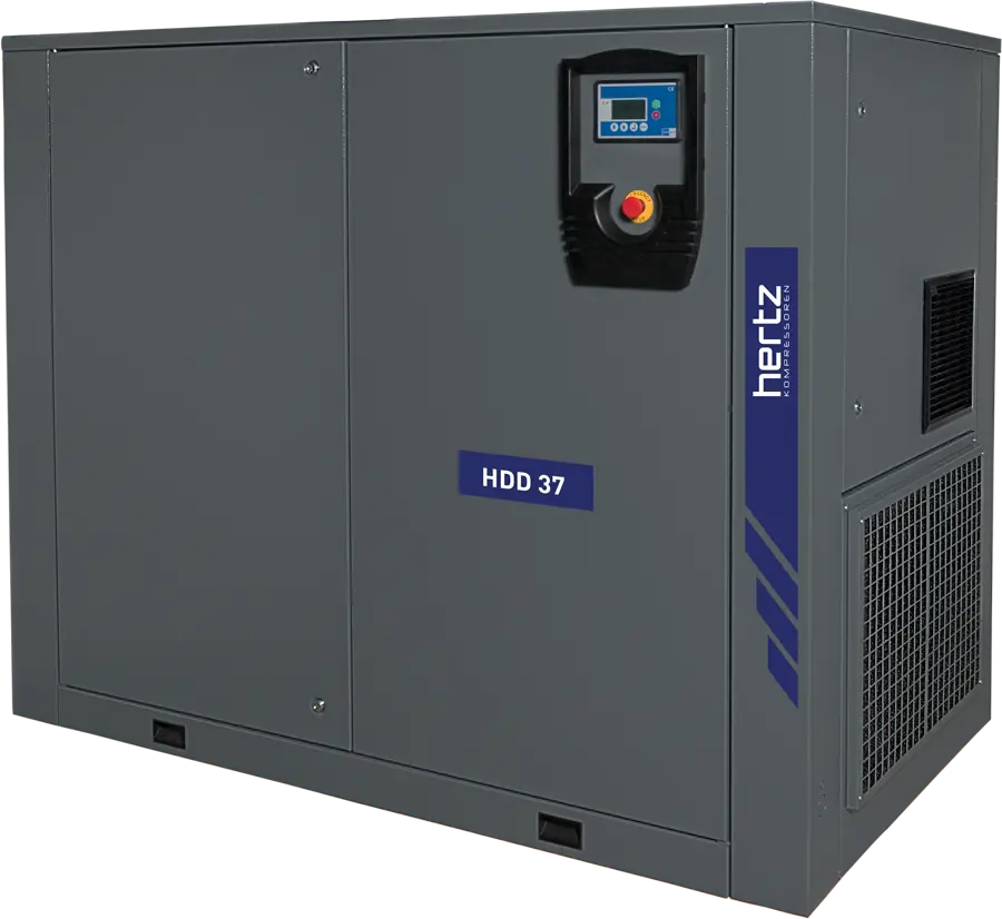 Hertz Kompressoren - Hdd75 - 100Hp Fixed Speed Direct Drive Rotary Screw Air Compressor,  460V/3Ph, 10 Year Warranty Available 1
