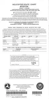 Boston Area - Helicopter Route Chart 1