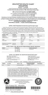 Houston Area - Helicopter Route Chart 1