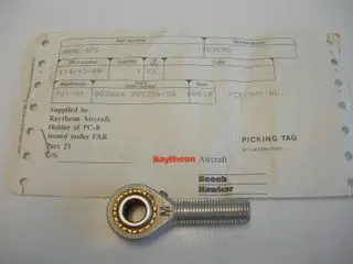 Rod End - Heim - .3750 Bore - 1 1/4" Thread Length - 7/16-20 Left Hand Thread 1