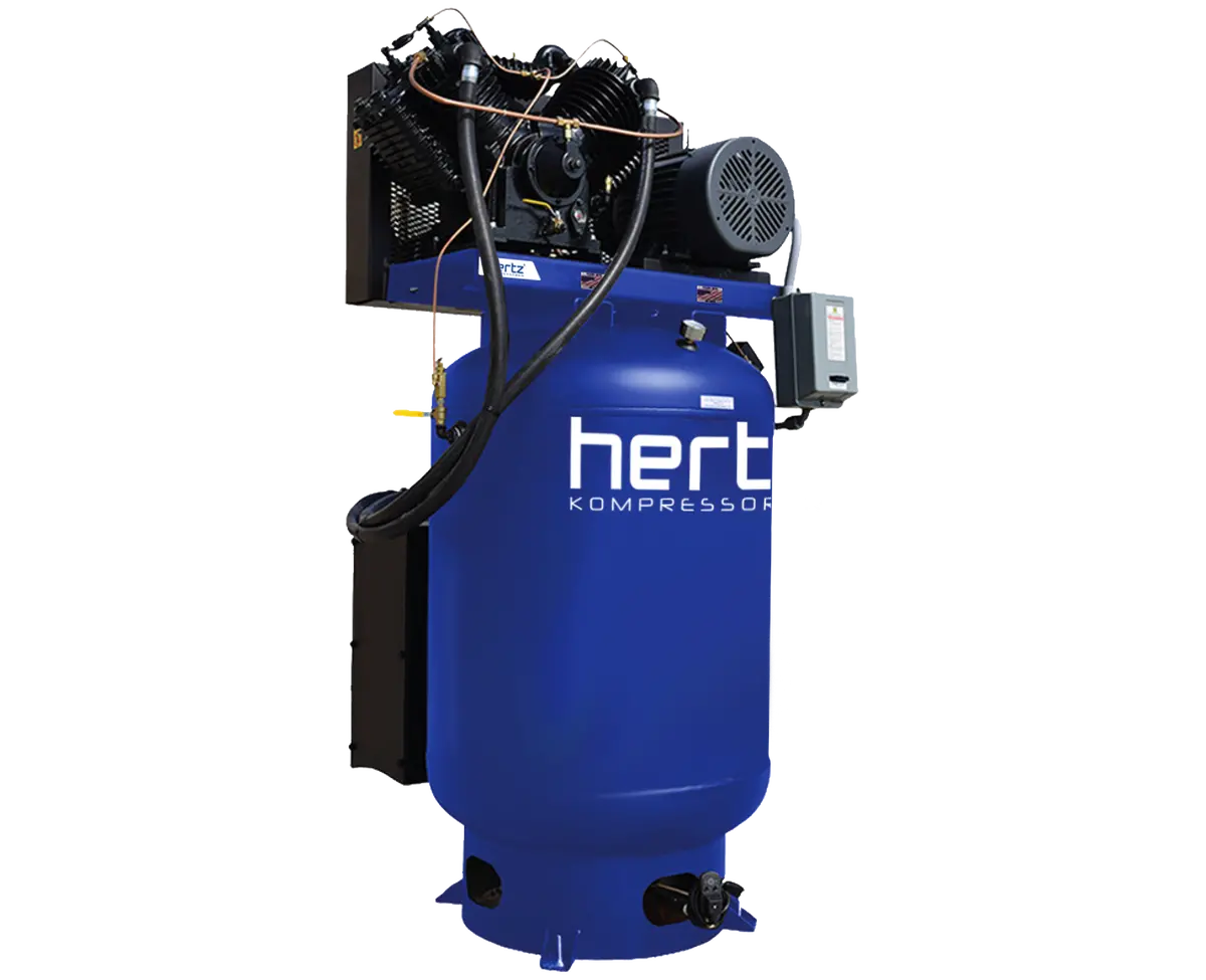 Hertz Hpc 5 E — 5 Hp Oil-Injected Silent Reciprocating Air Compressor 19 Cfm @ 175 Psi 1