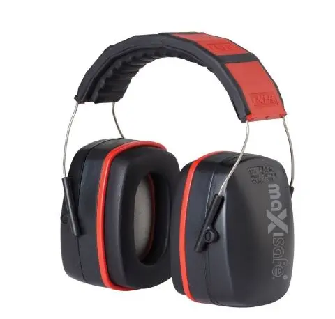 Maxisafe Earmuff 32Db 3004-Class 5  Red-Hre661 1