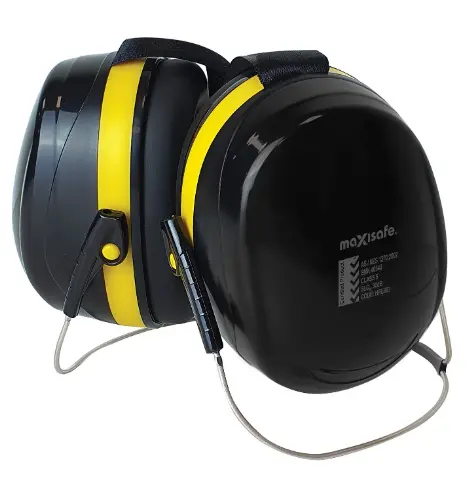 Maxisafe Neck Style Earmuff 30Db - Class 5 – Yellow Hre663 1