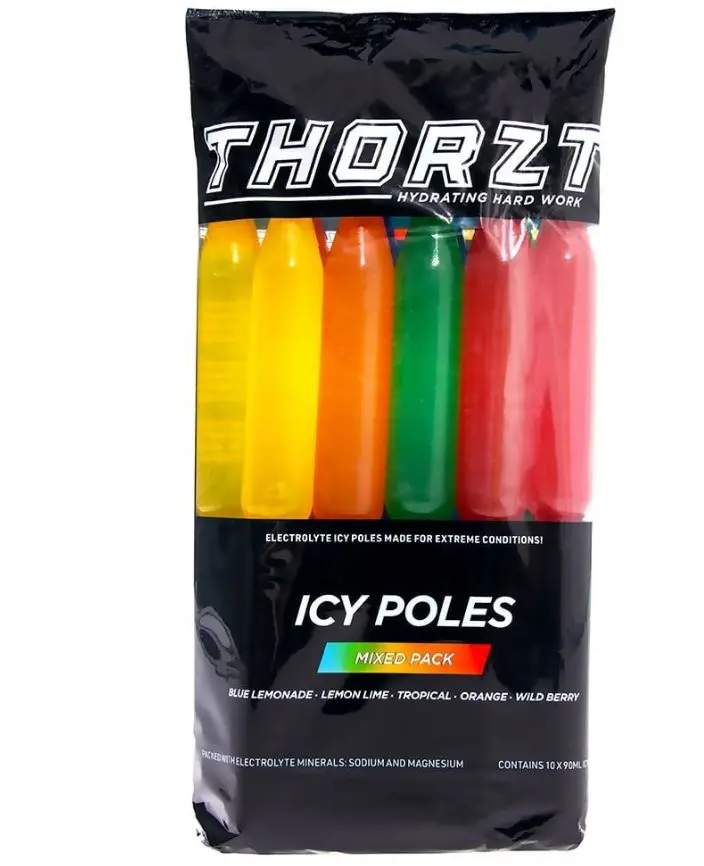 Thorzt Icy Pole Mixed Flavour Pack 10 X 90Ml  Icemix 1