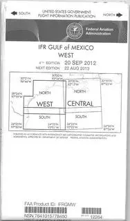 Gulf Of Mexico West - Low/High Altitude - Ifr - Planning Chart - Folded 1