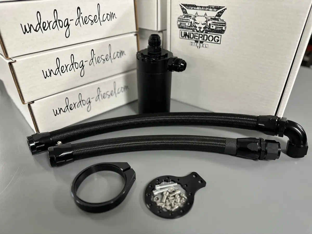 Underdog Diesel Catch Can Kit For 2020+ L5p Duramax 1