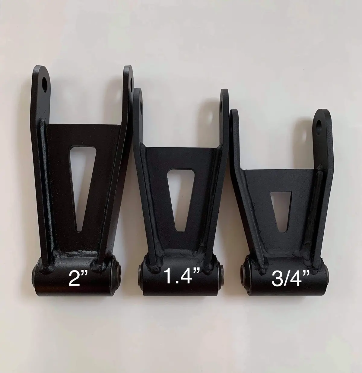 John C Garage 2” Drop Shackles For 2011-2019 Gm 2500Hd 1