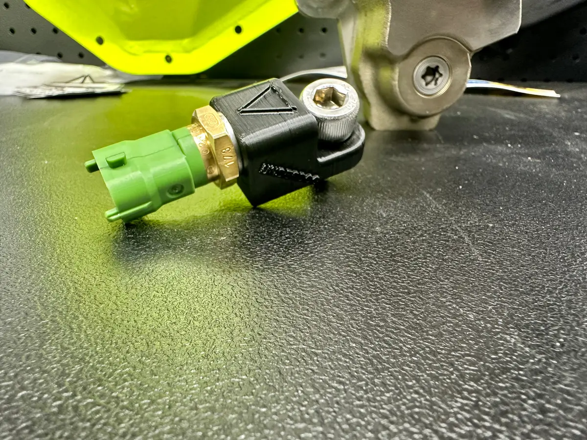 Fuel Temp Sensor Mounting Bracket For Cp3 Swapped Lml Duramax 1