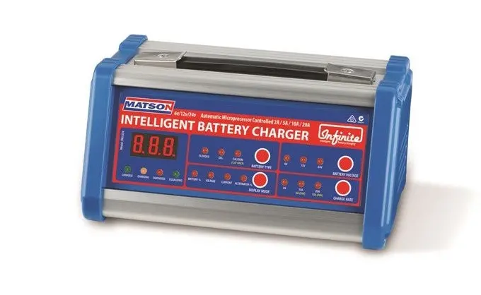 Matson 6/12/24V Workshop Battery Charger Ir61224 1