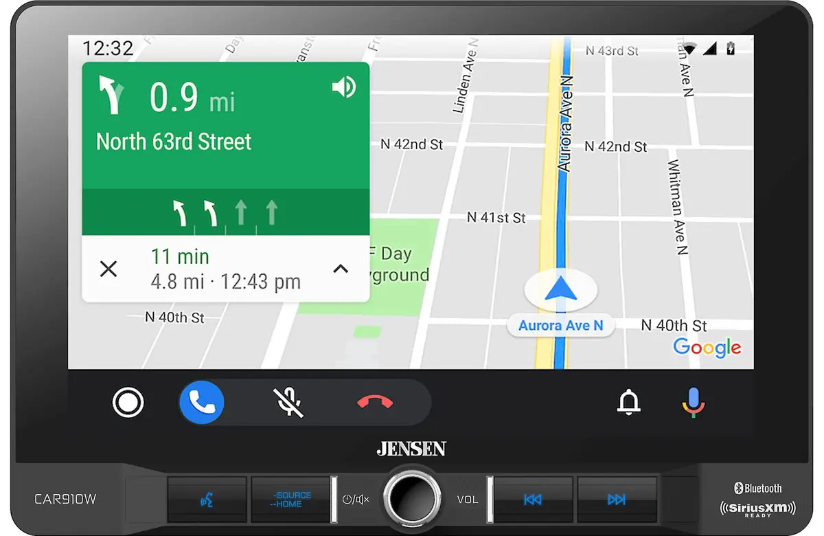 Jensen Car910w 9″ Multimedia Receiver W/ Wireless Apple Carplay / Android Auto 1
