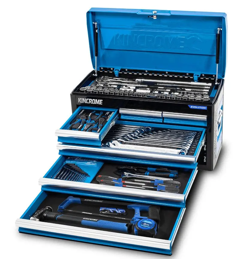 Kincrome Evolution Chest Tool Kit 133 Piece 6 Drawer 26" K1210 1