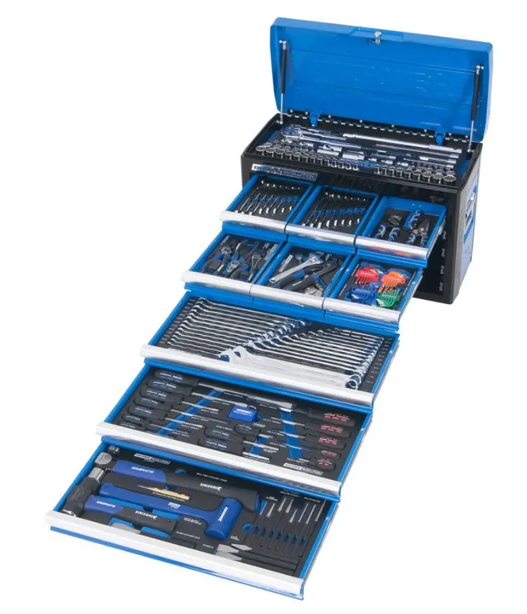 Kincrome Evolution Tool Chest Kit 188 Piece 9 Drawer 1/4, 3/8 & 1/2 Drive K1220 1