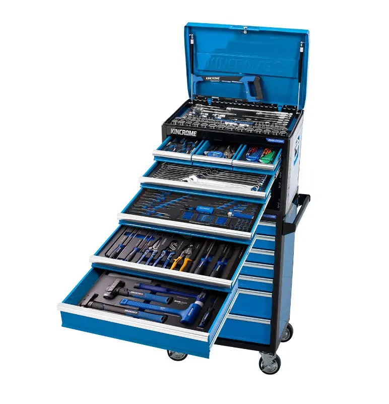 Kincrome Evolution Deep Workshop Tool Kit 281 Piece 14 Drawer 26" K1227 1