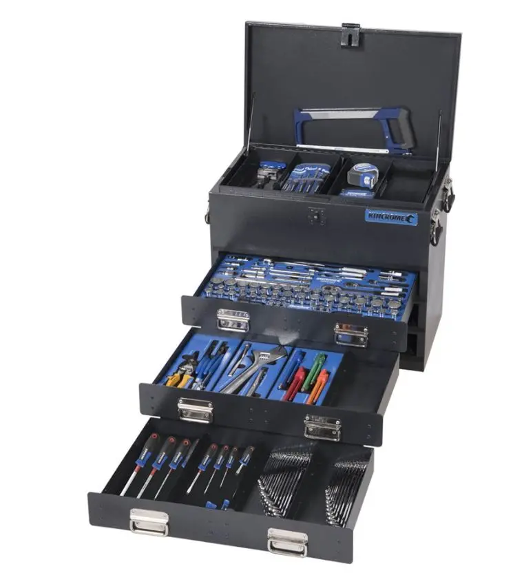 Kincrome Grey Truck Box Tool Kit 219 Piece 1/4, 3/8 & 1/2" Drive Grey K1258 1