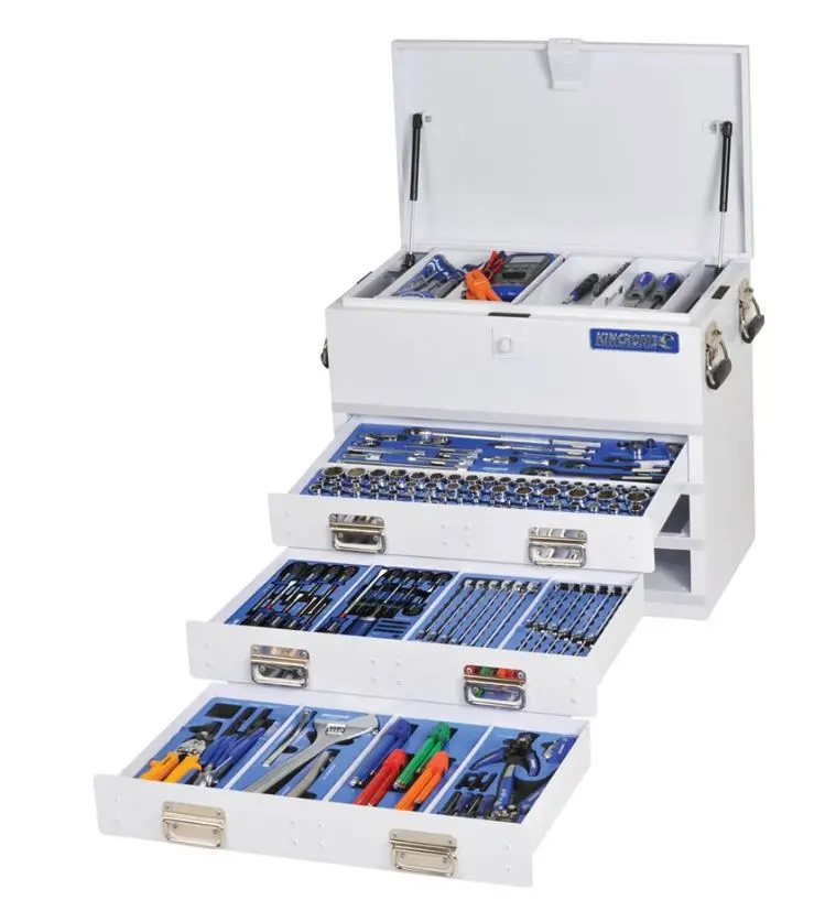 Kincrome White Truck Box Tool Kit 219 Piece 1/4, 3/8 & 1/2" Drive  K1258w 1