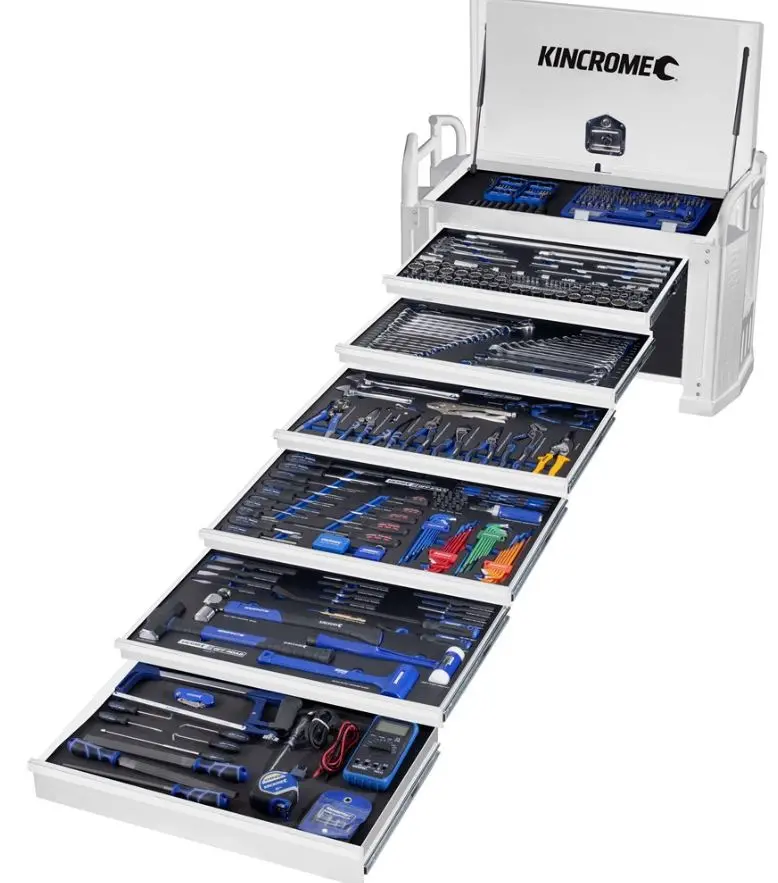 Kincrome 452 Piece 6 Drawer Off-Road Field Service Kit White  K1285w 1