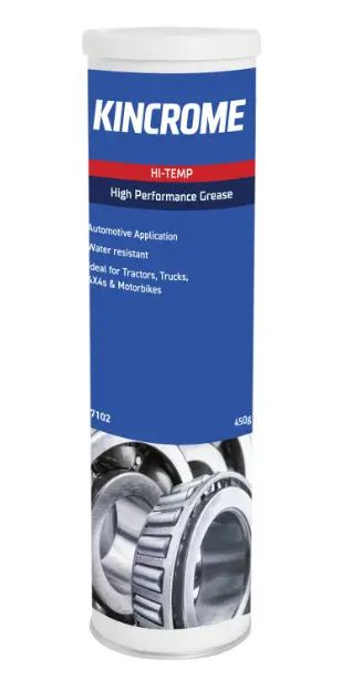 Kincrome Hi-Temp Bearing Grease Cartridge 450G K17102 1