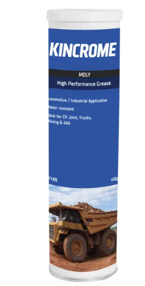 Kincrome High Performance Moly Grease Cartridge 450G K17105 1