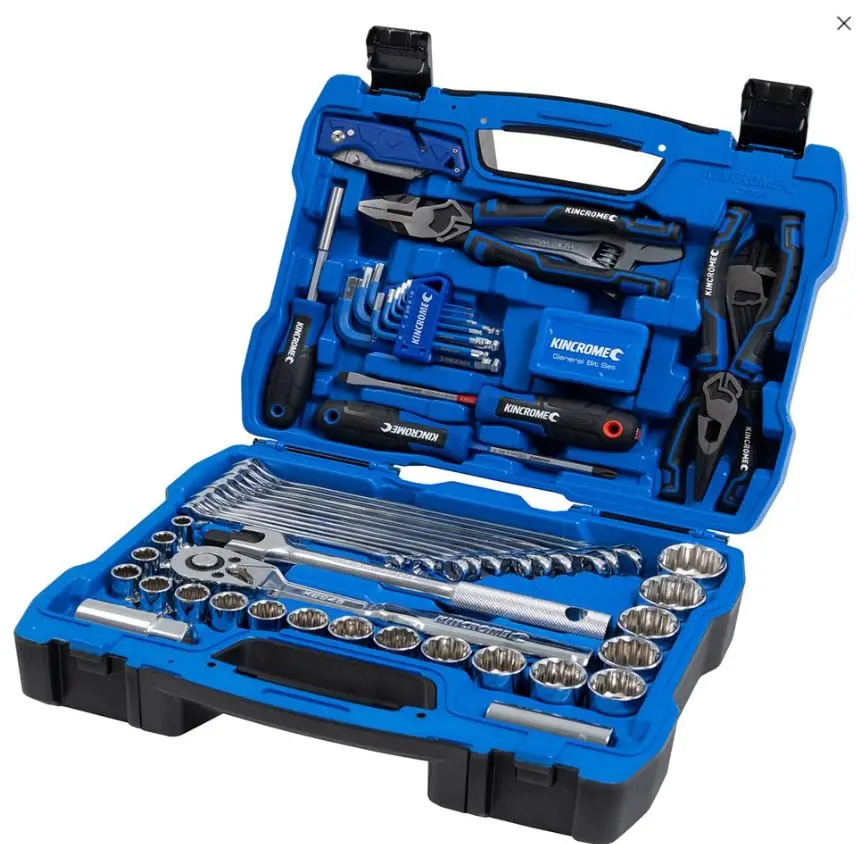 Kincrome Portable Automotive Toolkit 85 Piece 1/2" Drive K1859 1