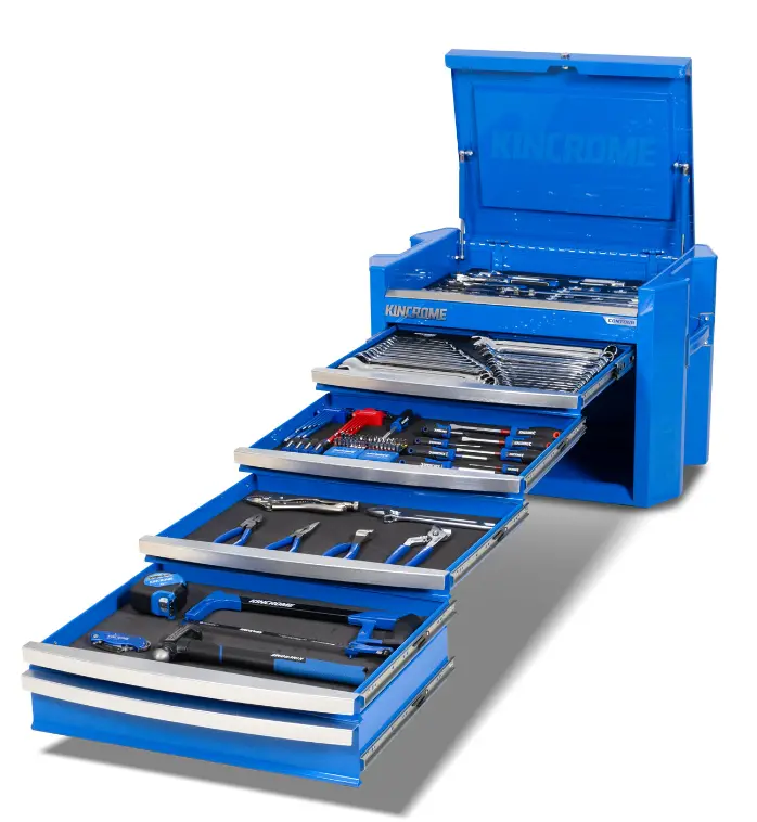 Kincrome Contour Chest Tool Kit 238 Piece 5 Drawer 29" Blue K1941 1