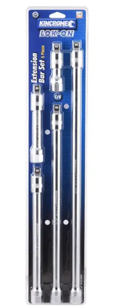 Kincrome Lok-On Extension Bar Set 1/2" Drive K25520 1