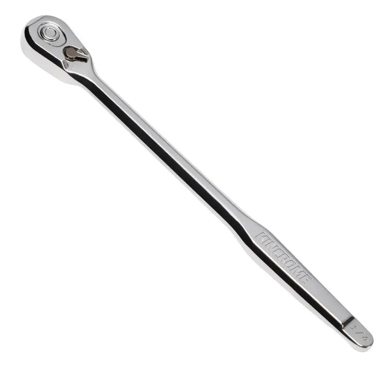Kincrome Steel Quick Release 1/4" Drive Extra Long Ratchet 90 Teeth K29403 1
