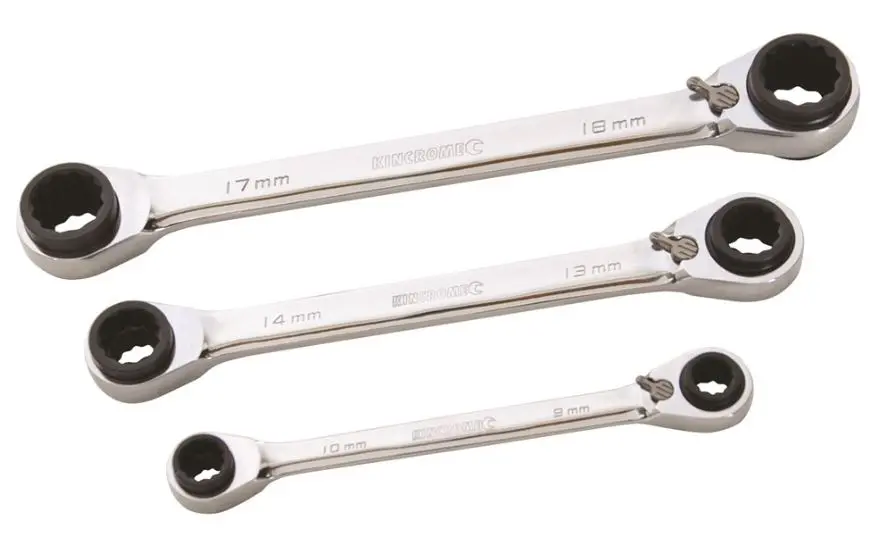 Kincrome Double Ring 12-In-3 Gear Spanner Set 3 Piece K3007 1
