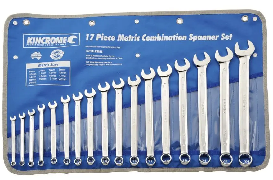 Kincrome Combination Spanner Set 17 Piece  Metric K3028 1