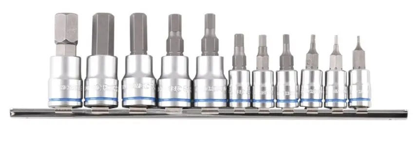 Kincrome Hex Socket Set Short Series 11 Piece 1/4 & 3/8 Drive  Metric K5023 1