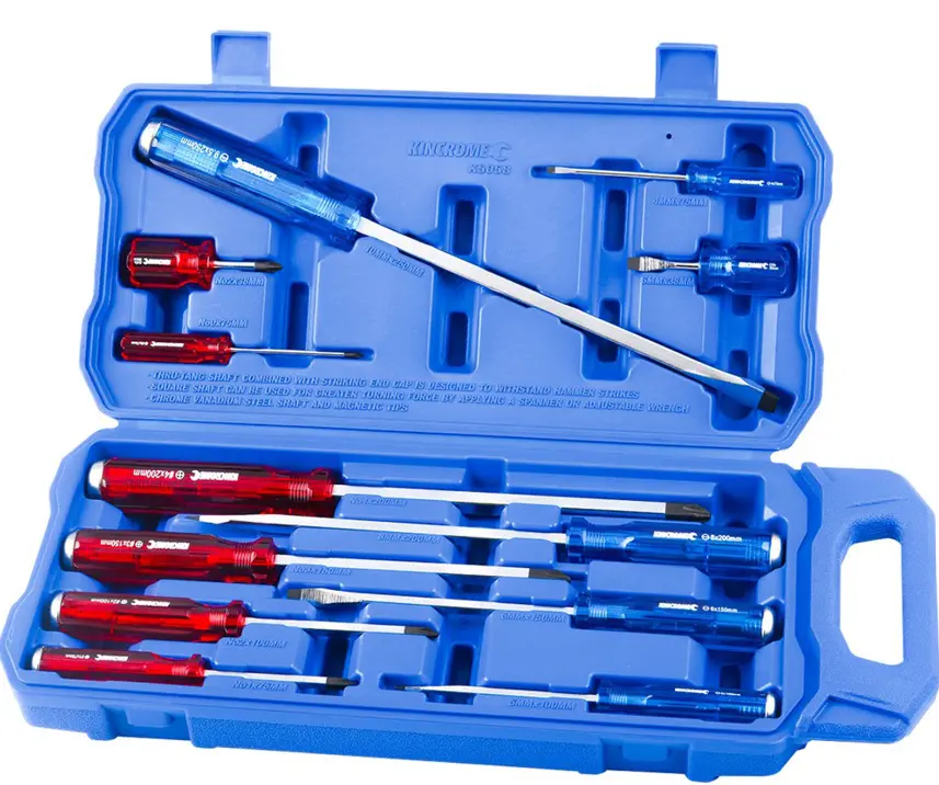 Kincrome Thru-Tang Screwdriver Set 12 Piece K5058 1