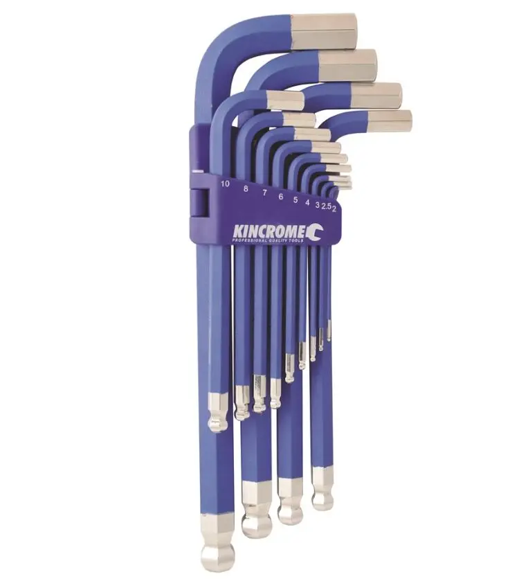 Kincrome Ball Point Jumbo Key Wrench Set 13 Piece Metric K5092 1