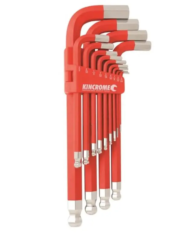 Kincrome Ball Point Jumbo Key Wrench Set 13Pc Imperial K5093 1