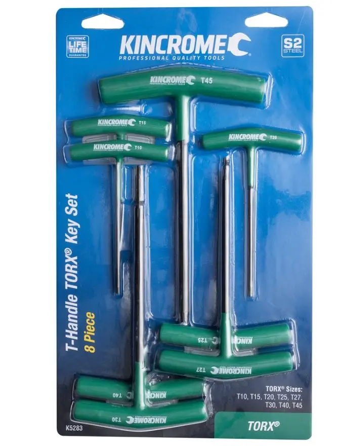 Kincrome T-Handle Torx Key Set 8 Piece K5283 1