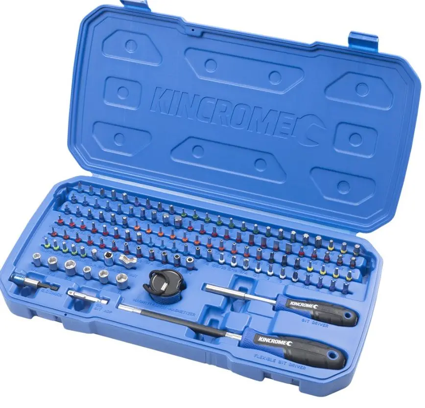 Kincrome Torquemaster Master Bit & Driver Set 128 Piece K5501 1