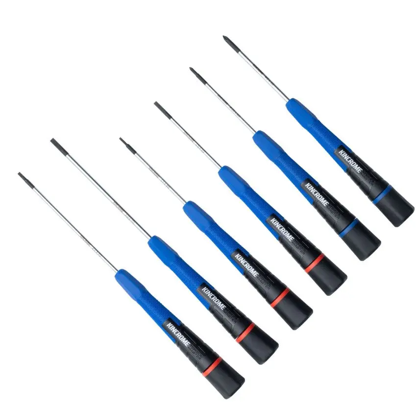 Kincrome 6 Piece Phillips -Blade Precision Screwdriver Set K5651 1