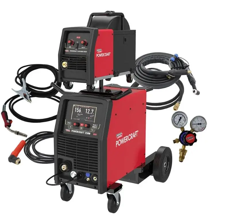 Lincoln Powercraft 250M 4-In-1 Multi Process Welder & Wire Feeder Package K69089-1P 1