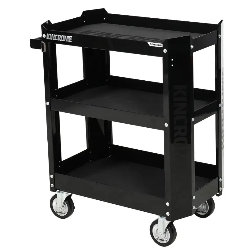 Kincrome Contour Tool Cart 3 Tier 29" Black K72903b 1